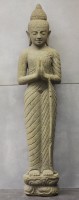 Figur Standing Buddha H175 cm 45 x 175 cm