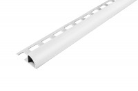 Rundprofil Dural 12,5 mm PVC weiß ROG 1201 250 cm