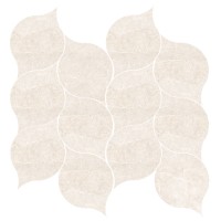 Mosaikfliese Argenta Tempo Hoja cotton mate 27,2 x 28,9 cm