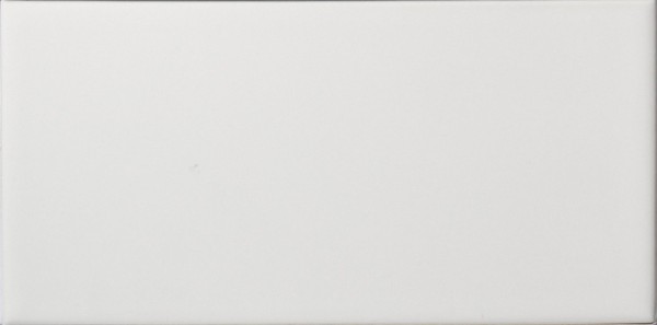 Wandfliese Victorian Flat white matt 7,5 x 15 cm