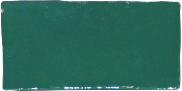 Wandfliese Crayon marine green glossy 6,5 x 13 cm