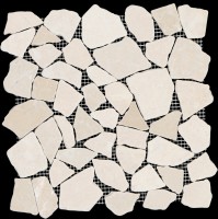 Mosaikfliese Collexion Bruch cream 30 x 30 cm
