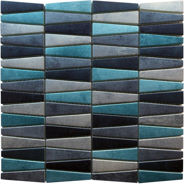 Mosaikfliese Boizenburg Mo Marlin Blue 32,5 x 31 cm