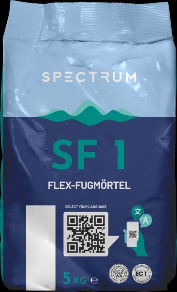 Fugenmörtel Spectrum SF 1 grau 5 kg