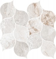 Mosaikfliese Argenta Toscana hoja perla mate 27,2 x 28,9 cm