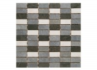 Mosaikfliese Kesme grey 29,5 x 29,5 cm
