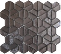 Mosaikfliese Mo Earth Hexagon 25,5 x 29,8 cm