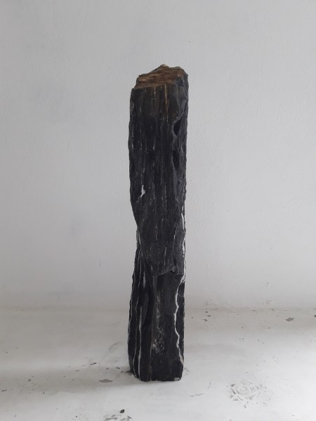 Figur Schiefersäule Monolith 80-100cm hoch