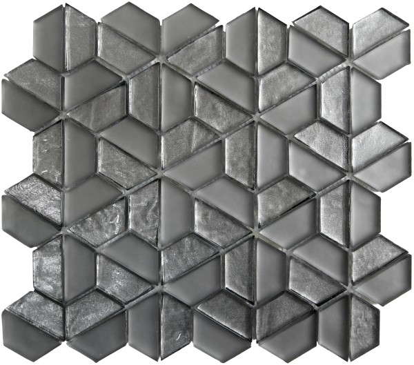Mosaikfliese Boizenburg Mo Iron Hexagon 25,5 x 29,8 cm