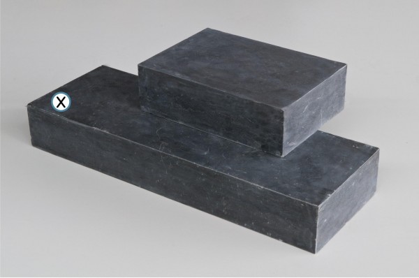 Blockstufe Blaustein grau-anthrazit geschliffen 35 x 100 cm