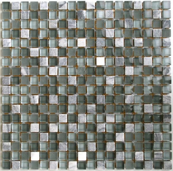 Mosaikfliese Collexion Hawaii grau Mix 30 x 30 cm