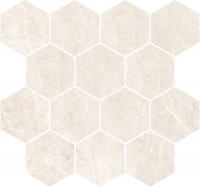 Mosaikfliese Argenta Tempo Hex cotton pulido 26,5 x 28,3 cm