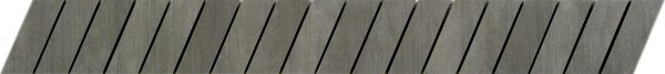 Bordürenfliese Grohn Rondo Scotland grau 7,2 x 60 cm