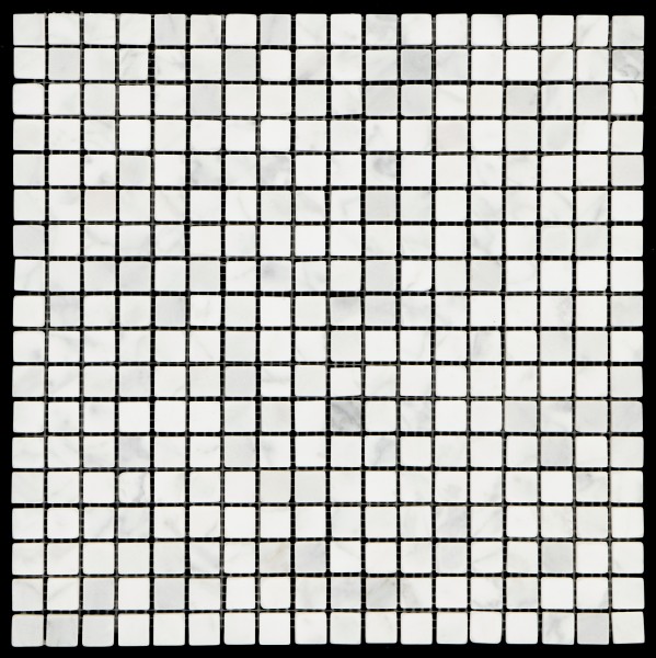 Mosaikfliese Carrara white 30,5 x 30,5 cm