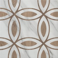 Bodenfliese Marble & Wood Decoro 3 25 x 25 cm