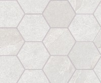 Mosaikfliese Ermes Aurelia Ark Hexagon gesso satin 30 x 34 cm