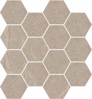 Mosaikfliese Aura hexagono sand 26,5 x 28,3 cm