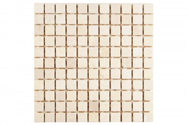Mosaikfliese Travertin beige 30,5 x 30,5 cm