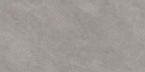 Dekorfliese Ermes Aurelia Ark Cluster polvere naturale 60 x 119,8 cm