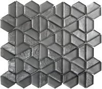 Mosaikfliese Mo Iron Hexagon 25,5 x 29,8 cm