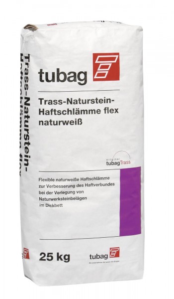Pflasterfugenmörtel Tubag Trass-Natursteinhaftschlämme TNH-Flex 25 kg