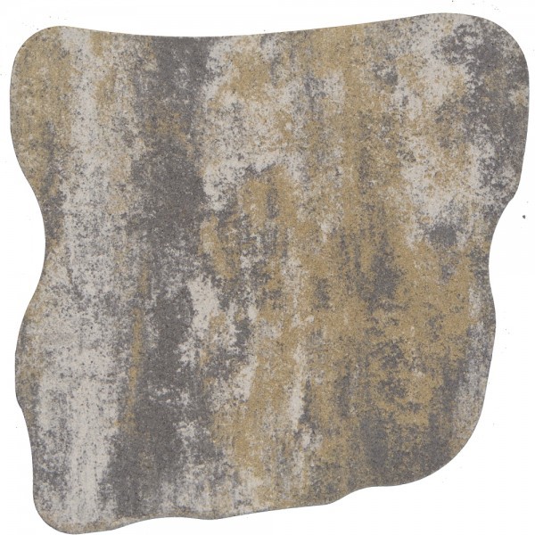 Trittstein in grau braun gemustert Step by Step mix luserna 35 x 35 x 3,5 cm