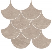Mosaikfliese Aura Escama sand 28,3 x 37,4 cm